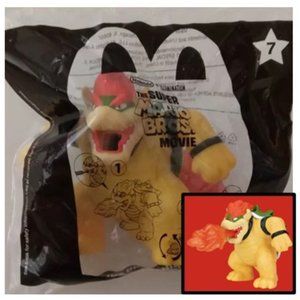 Fire Breathing Bowzer Happy Meal Super Mario Bros Movie 2023 Promotional Toy